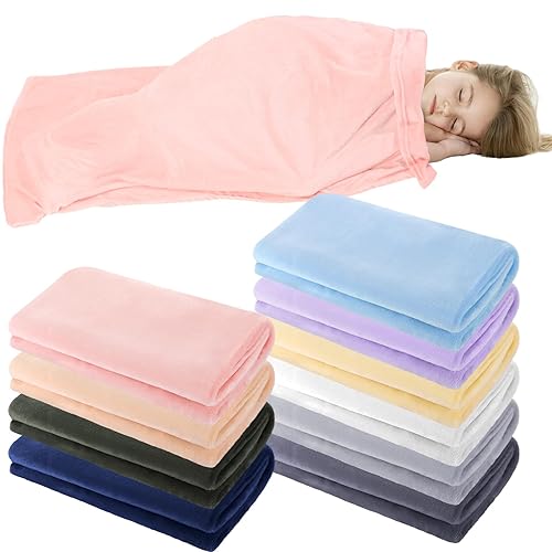 Breling 10 Pcs Baby Kids Blanket Bulk for Girls Boys