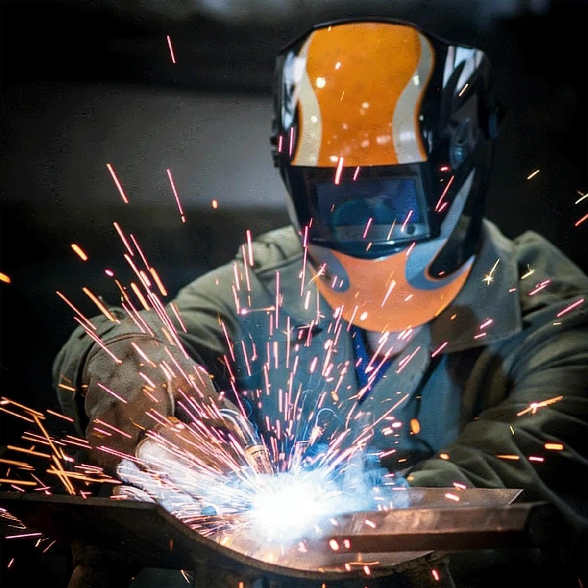 20PK T-M023 contact tip .023" + 2PK NS-M1200C Nozzle + 2PK D-M100 Diffuser for Miller Millermatic & Multimatic Mig Welder Acculock MDX-100 MIG Gun (24PK .023 tips kit)