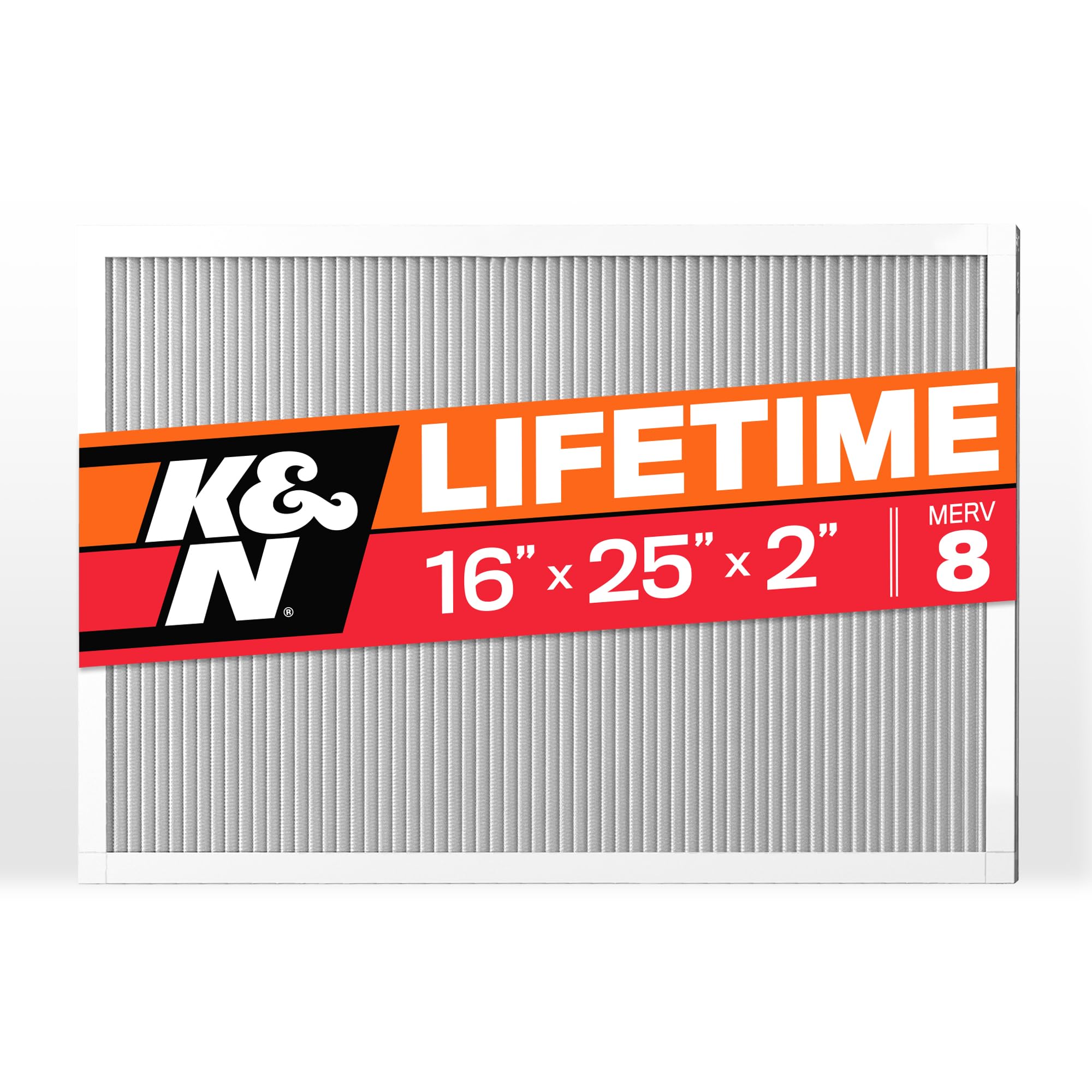 Filtre à air lavable K&N HVC-8-21625 Merv 8 réutilisable à vie 16x25x2