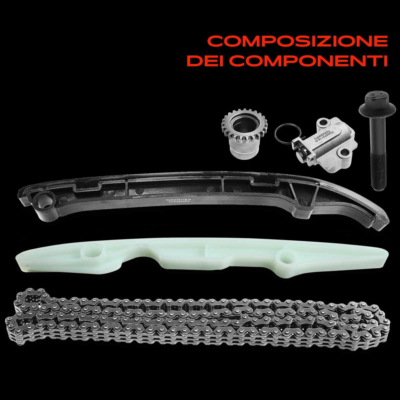 Frankberg Catene di distribuzione Benzina Compatibile con 500 312 0.9L 500 C 312 0.9L Punto 199 0.9L Cono 955 0.9L 312 319 0.9L Replace# 55248603
