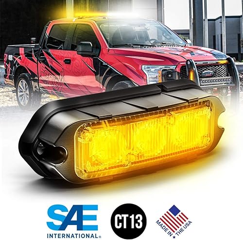 Miniatura 5 de Paquete de advertencia LED ámbar Feniex con controlador mini 4200