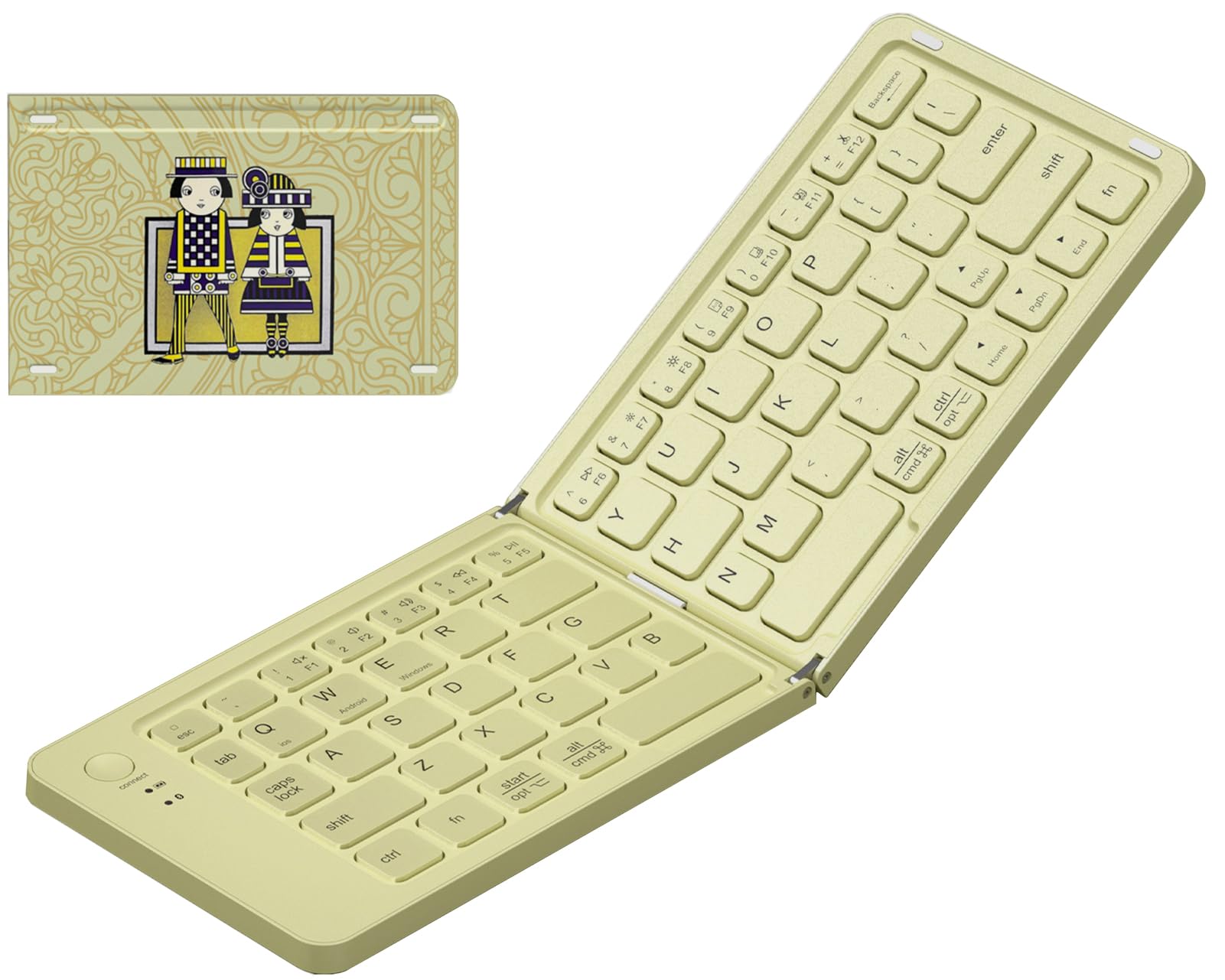 Photo 1 of Ubxxziy Foldable Bluetooth Keyboard with Rechargeable Battery