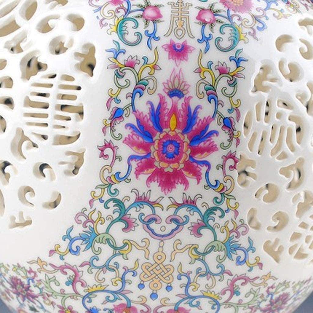 Vasen Vase aus Keramik, handgefertigt, mit rotierender Basis, hohl, Handwerk, Büro, Wohnaccessoires Deko