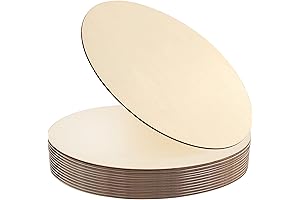 12-Inch Natural Wood Rounds for Endless Crafting Possibilities