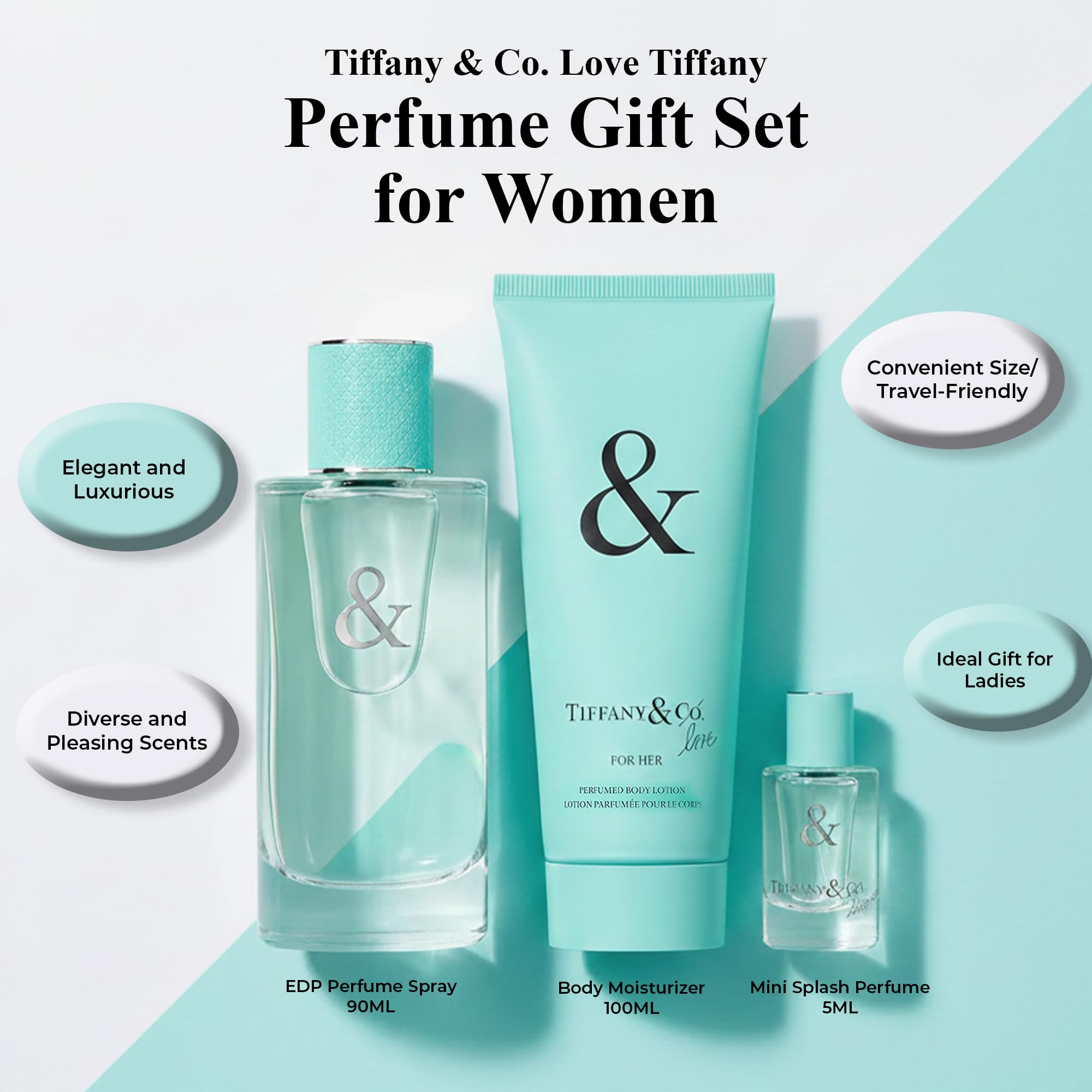 Tiffany & Co. love セット Amazon.com : Tiffany & Co. Love Perfume Gift Set for Women 3oz EDP