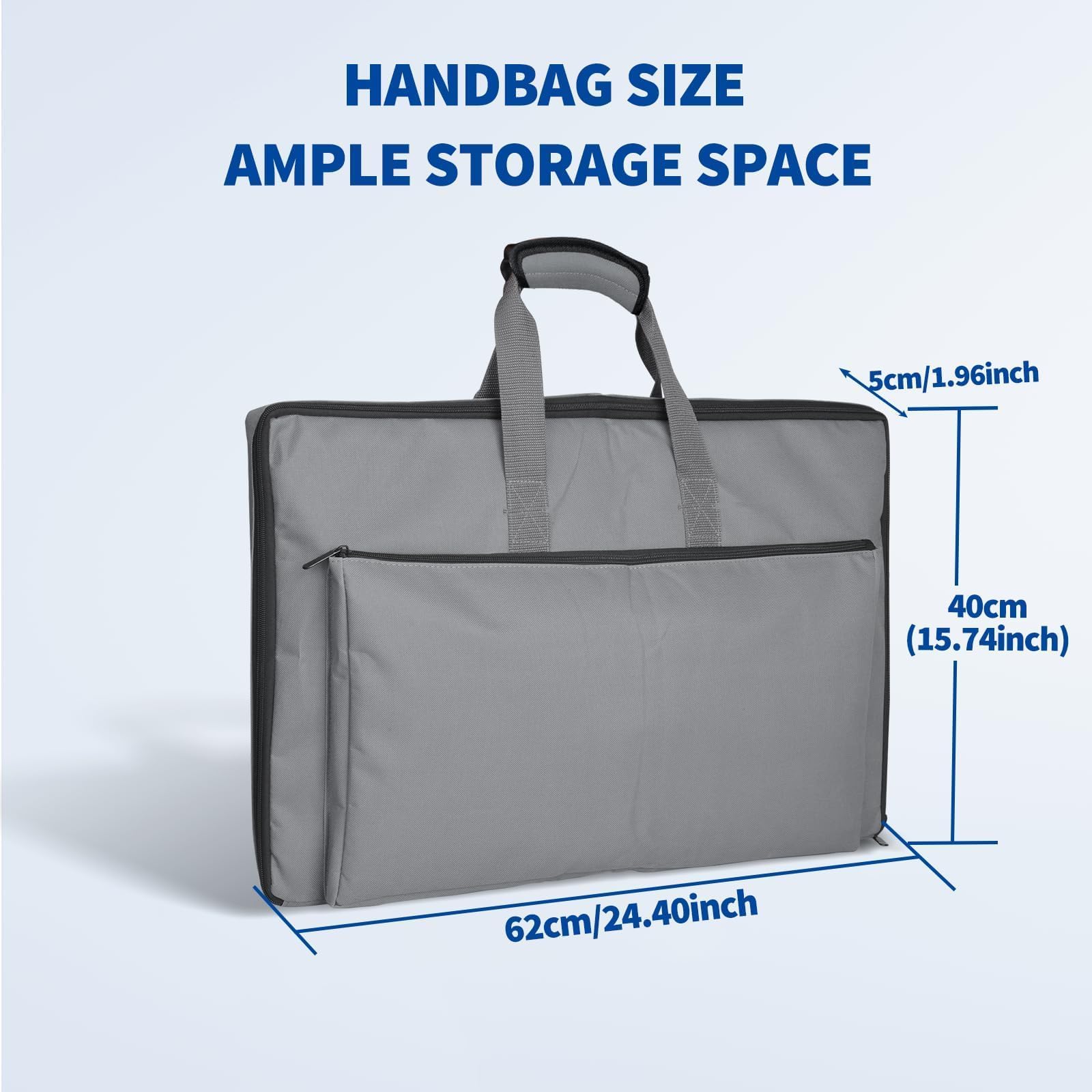 Bingfu Starlink Rectangular Gen3 V3 Bolsa de Viaje kit Internet Diseño de Doble Bolsillo para Antena, Cable Ethernet, Enrutador, Fuente de Alimentación, Ideal para Campamentos en Vehículos Recreativos