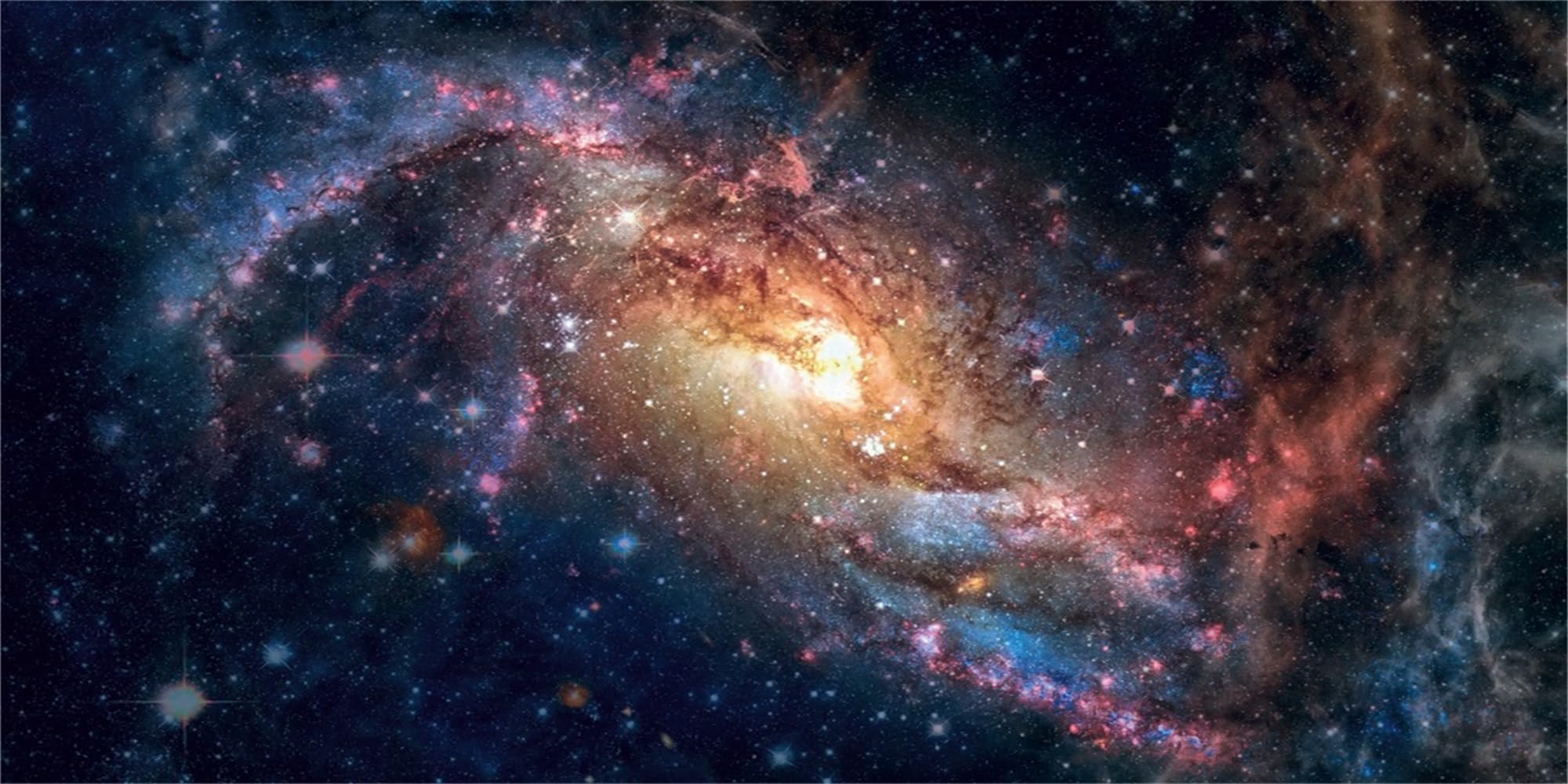 MIRRORANG 120x61cm Outer Space Aquarium Background Star Galaxy Astronomy Theme Fish Tank Background Galaxy Mystery Terrarium Background — image 1