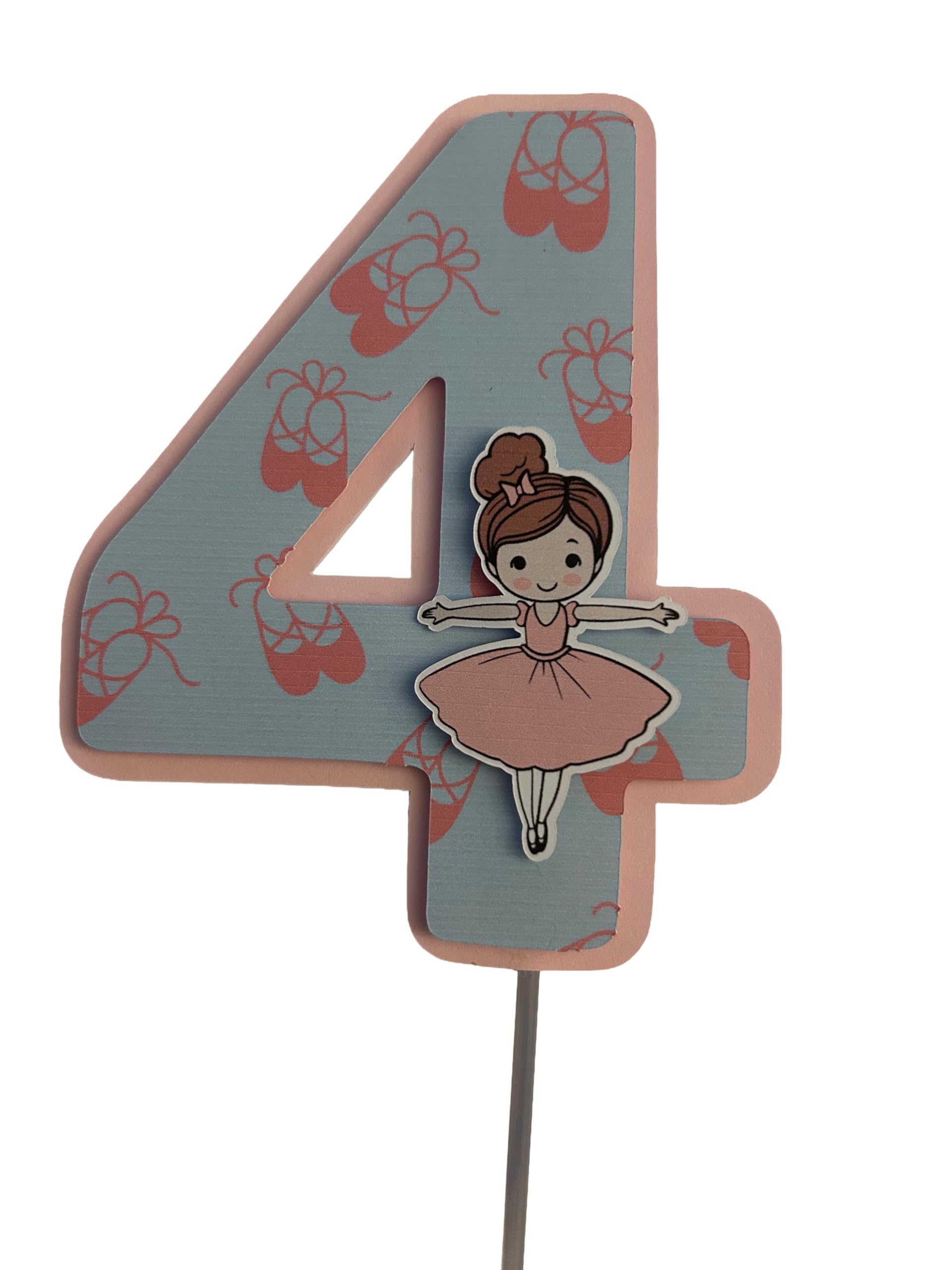 Cake Toppers (Numbers) (4 Ballerina)