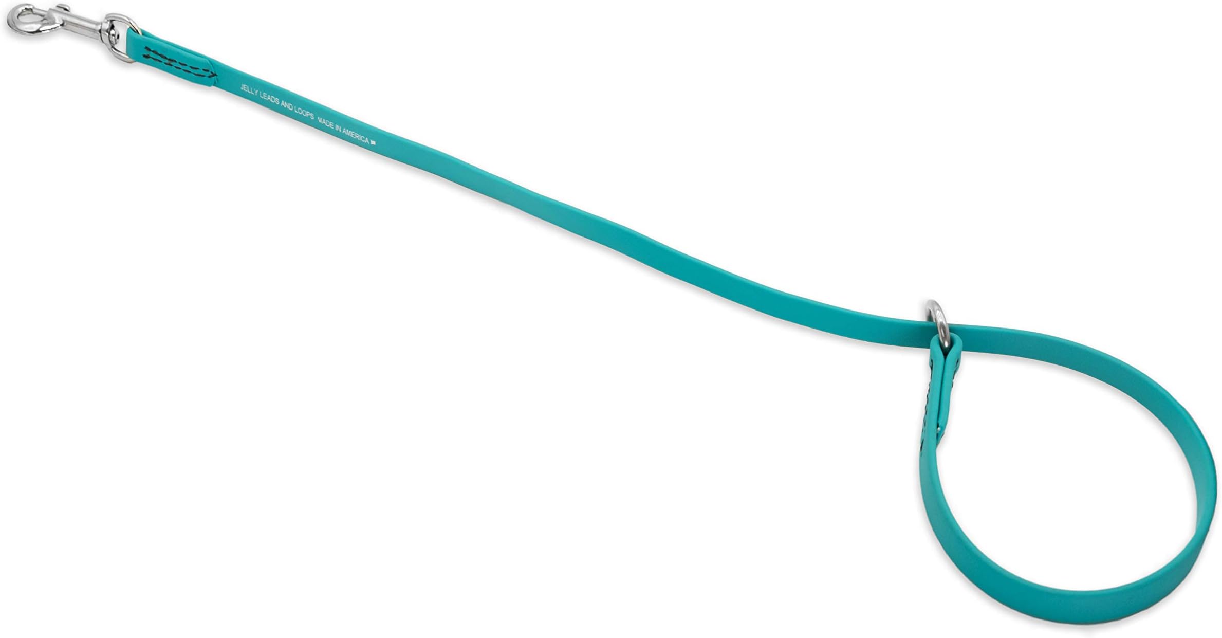 Jelly Pet Grooming Loop Slip Style (3/8" x 25", Teal) | Made in The USA