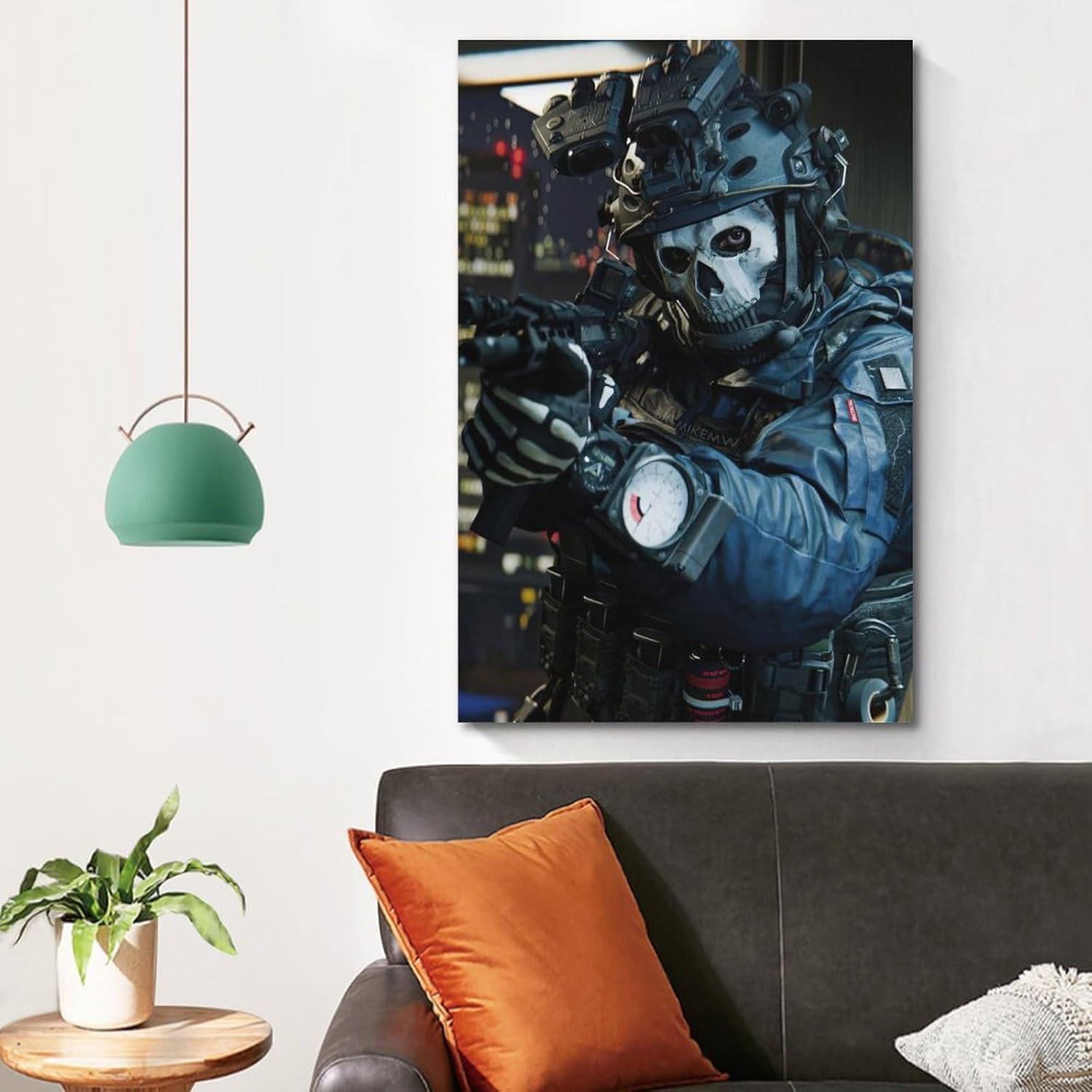 WITIN Call Of Duty Poster Ghost 1 Decorative Canvas Family Bedroom Picture Painting 12x18inch(30x45cm) 5 71pNquu6WCL. AC SL1500