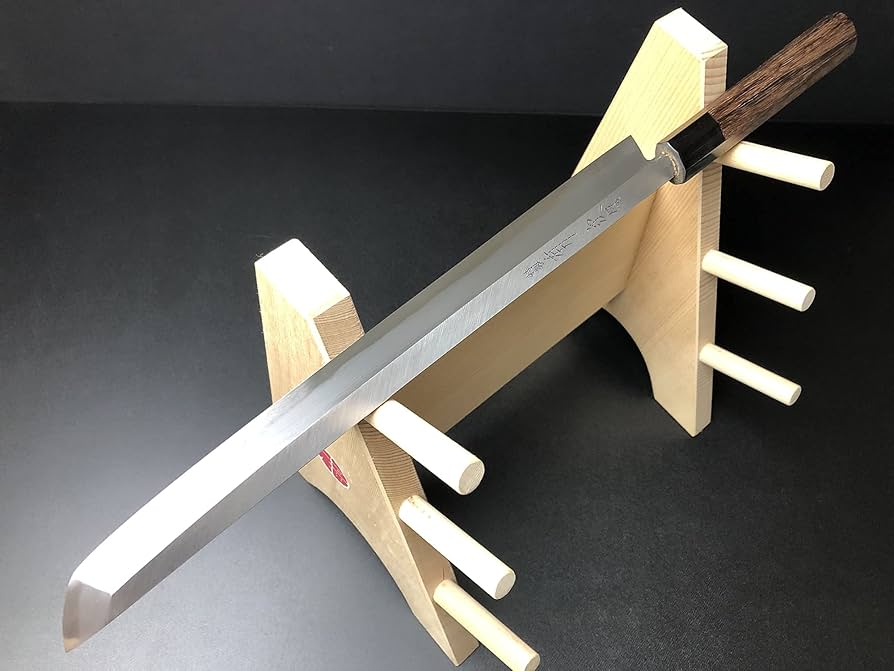 有次 柳刃包丁 青二鋼 層鍛先丸蛸引 300 定価33,000円 有次包丁 層鍛 先丸蛸引 300mm 日本製 青鋼2 Aritsugu 朴の木柄