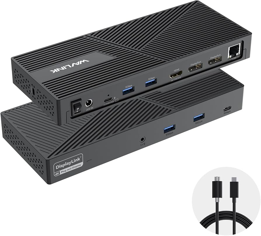 WAVLINK PD140W トリプルディスプレイドッキングステーション Amazon.co.jp: WAVLINK USB C トリプルディスプレイ ドッキング