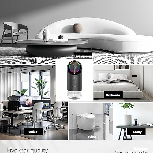 Miniatura 6 de Difusor enchufable para aceites esenciales, difusor de pared de aroma sin agua hasta 650 pies cuadrados para el hogar, oficina, spa  Smart 120ML