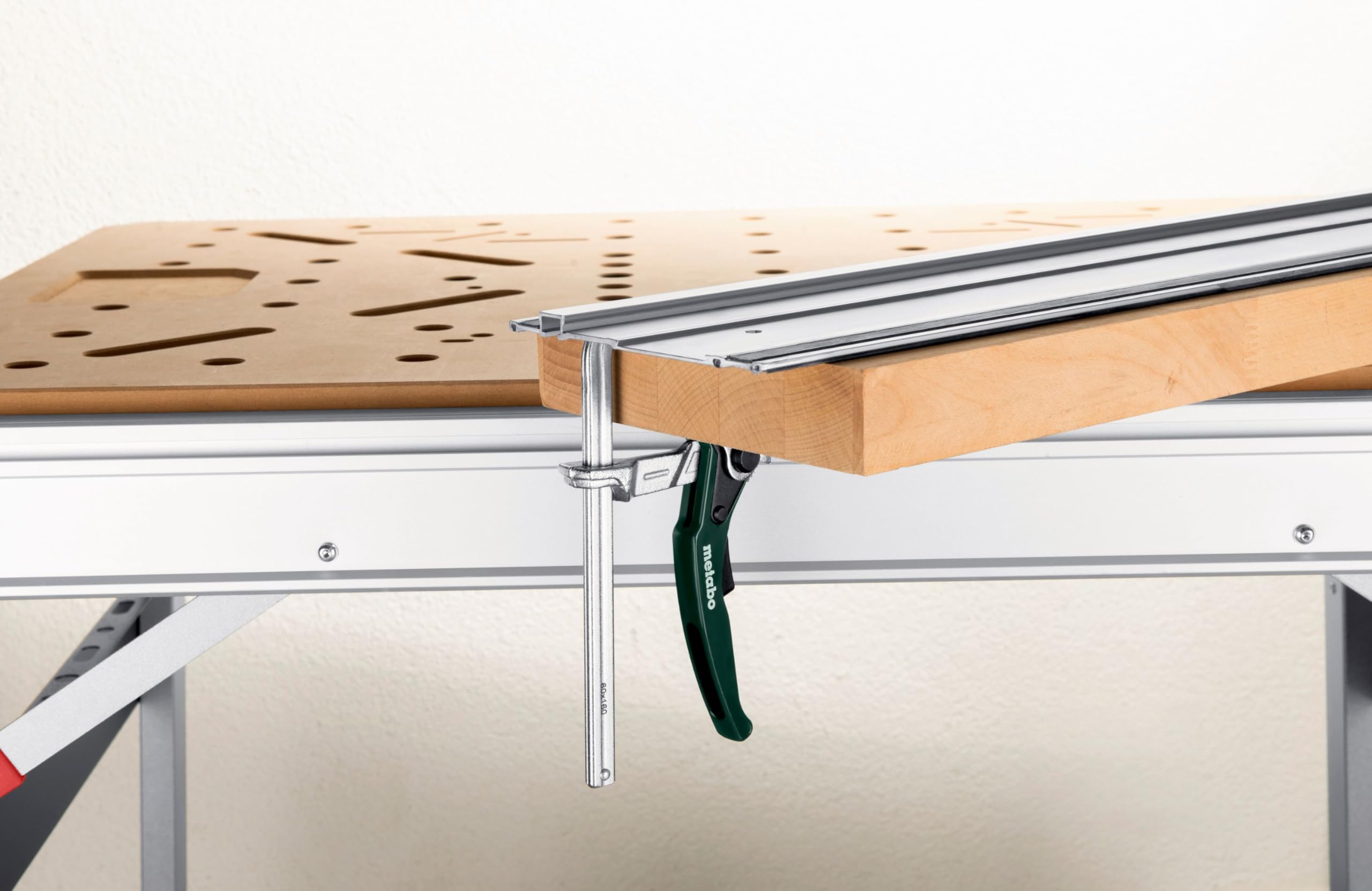 Metabo Zacisk szybkozaciskowy FSSZ 1 szt. (szybkie, bezpieczne mocowanie szyn prowadzących, metabo i innych producentów, mocny chwyt również w przypadku wibracji) 629021000