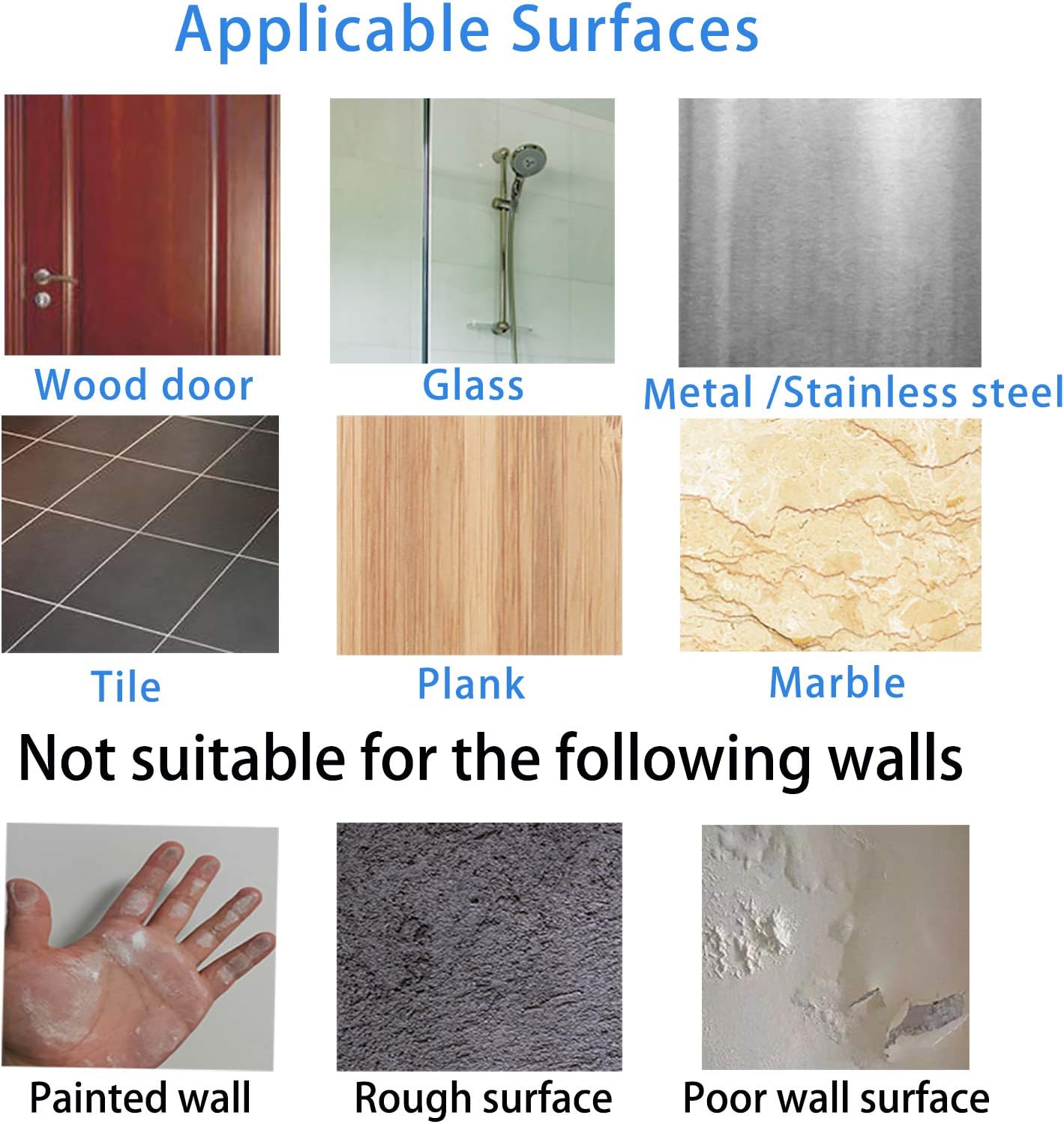 Super Sale 🛒 Adhesive Hooks 40 Pack 22lb(Max) Adhesive Wall Hooks, Heavy Duty Self Adhesive Hooks for Kitchens, Bathroom, Office by COLOGO