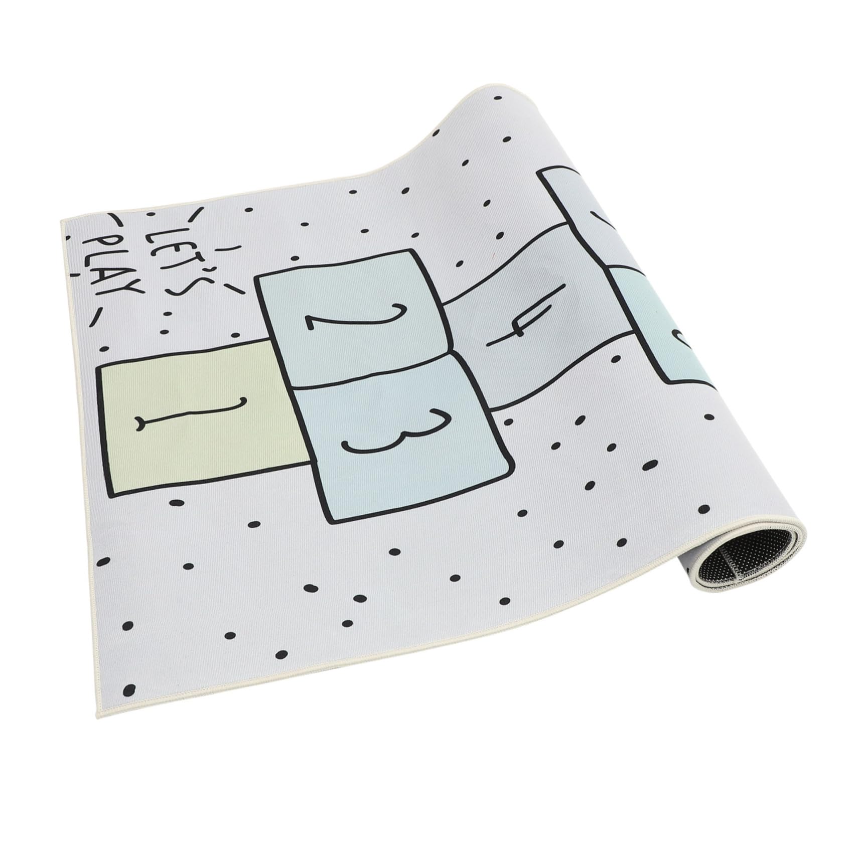 TOYANDONA Foldable Boys and Girls Play Mat Interactive Game Mat for Floor Checkers