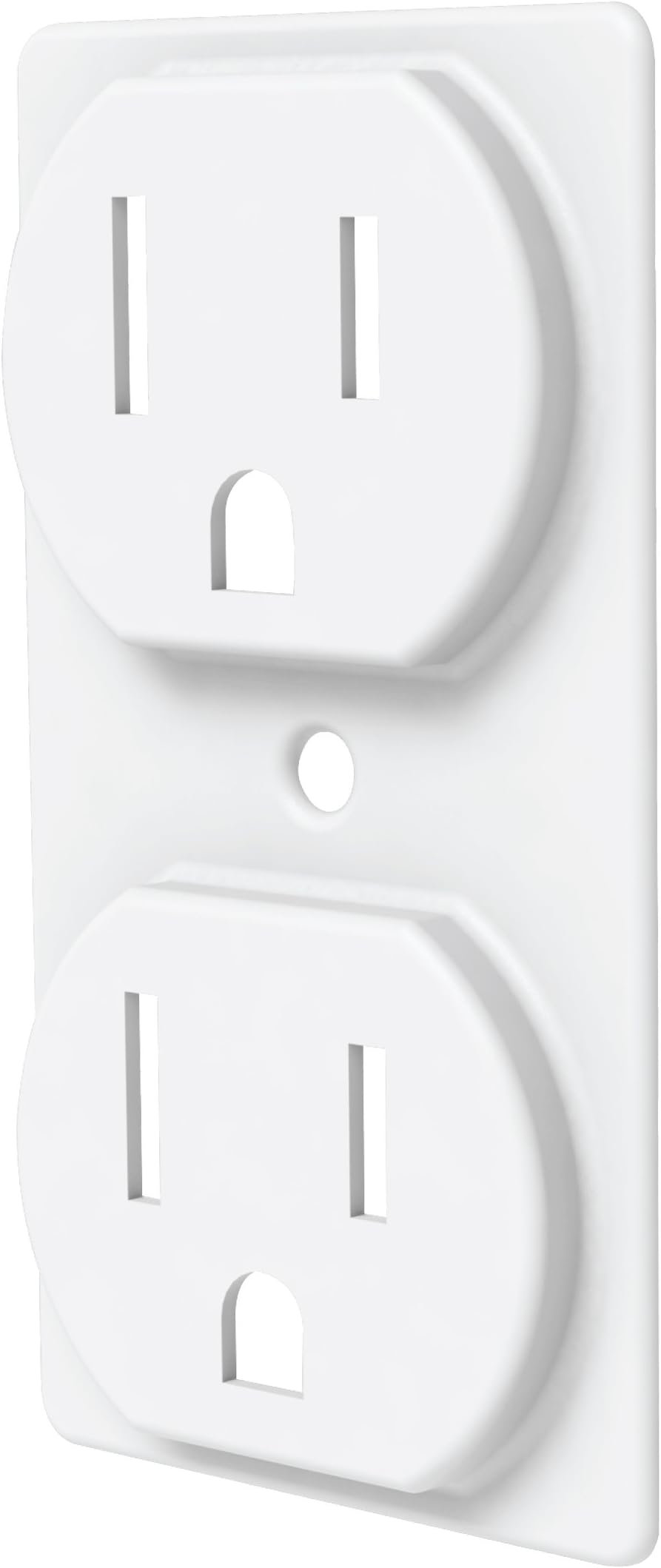 Duplex Outlet Cover (5, White)