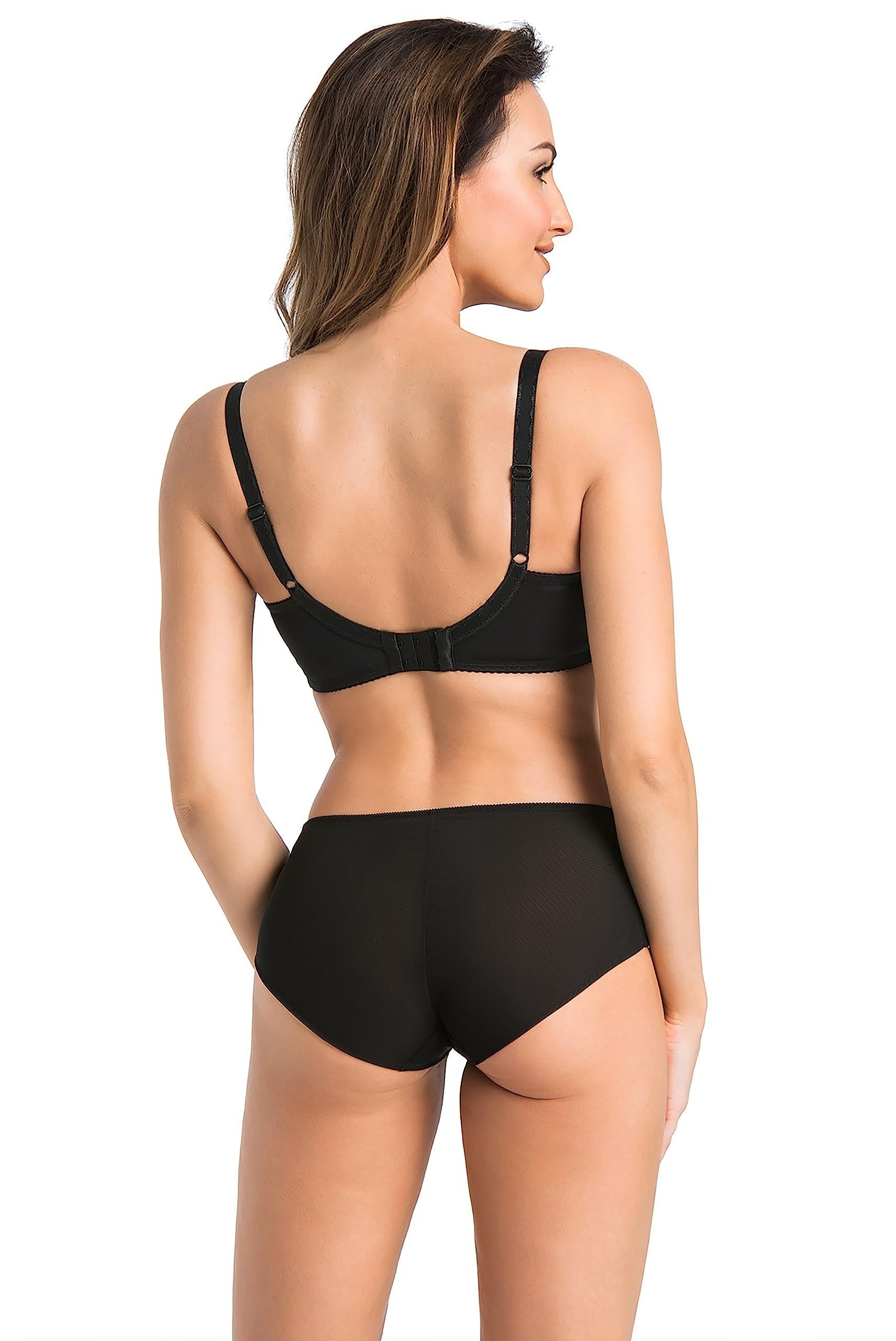 Teyli Reggiseno Donna Imbottito con Ferretto – Reggiseno Comodo per l'Uso Quotidiano, Elegante Lingerie Donna con Parte Superiore delle Coppe in Pizzo.