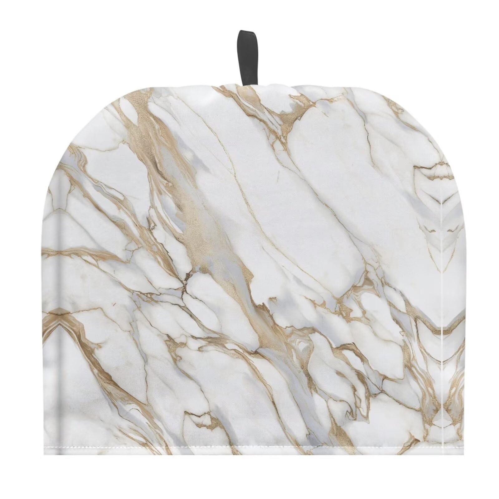 Qehuruxo Marble Tea Cozy for Teapot Kitchen Accessories Portable Foldable Tea Cozy Cover Home Decorative Tea Pot Cozy Insulate Tea Pot Protector with Top Handle