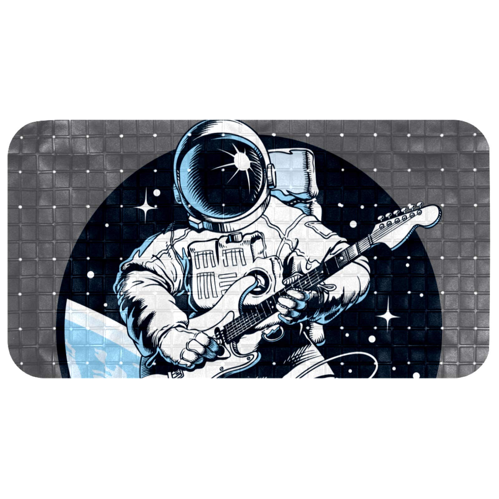 Tapis de salle de bain antidérapant Bennigiry 37,5 x 68,5 cm pour baignoire