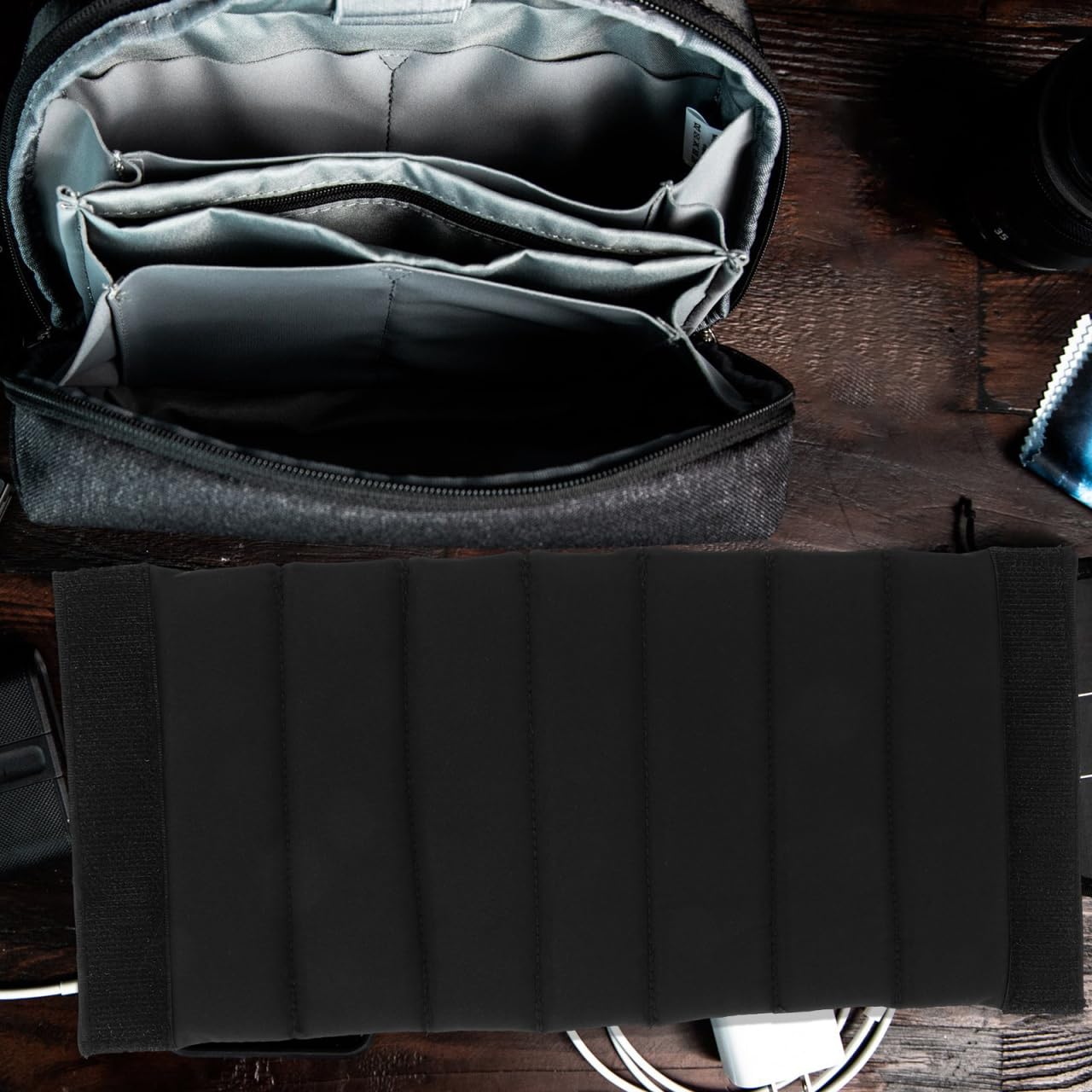 HOMSFOU 6piezas Divisores para Bolsa De Cámara Acolchados Y Prácticos Inserciones para Mochilas Protegen Equipos Fotográficos Diseño Ligero Y Moderno