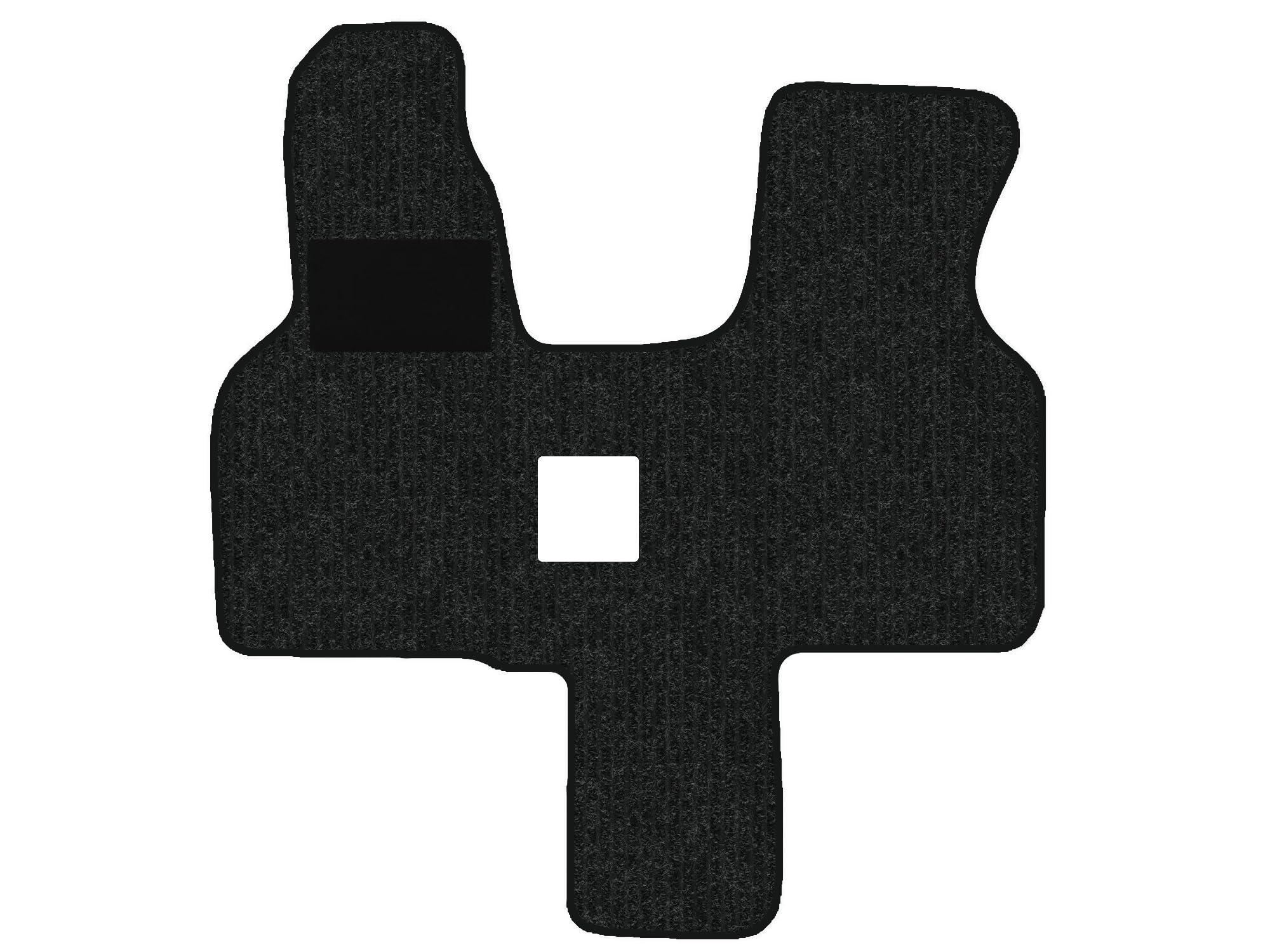 Alpha-Tex Set Tappetini Auto Per VW T4 (1990-2003) | 2 Pezzi Anteriori In Materiale Robust Antracite | Bordo Marrone | Personalizzabili E Antiscivolo - 2
