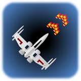 Enemy's space battleship and airplane have various stamina depending on their size.
