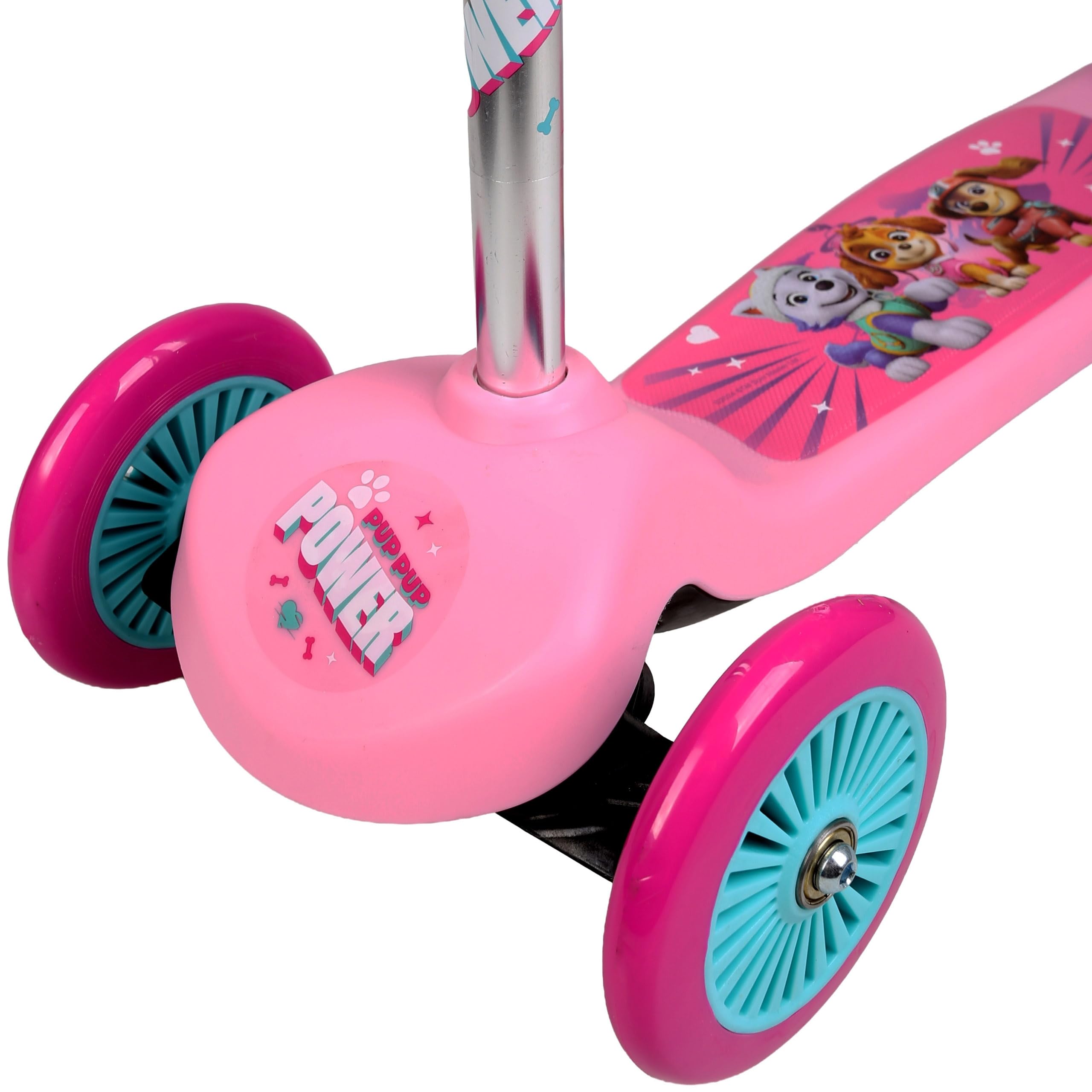 Disney Stitch Patinete de Tres Ruedas, con Equilibrio, Antideslizante, Plegable, hasta 20 kg