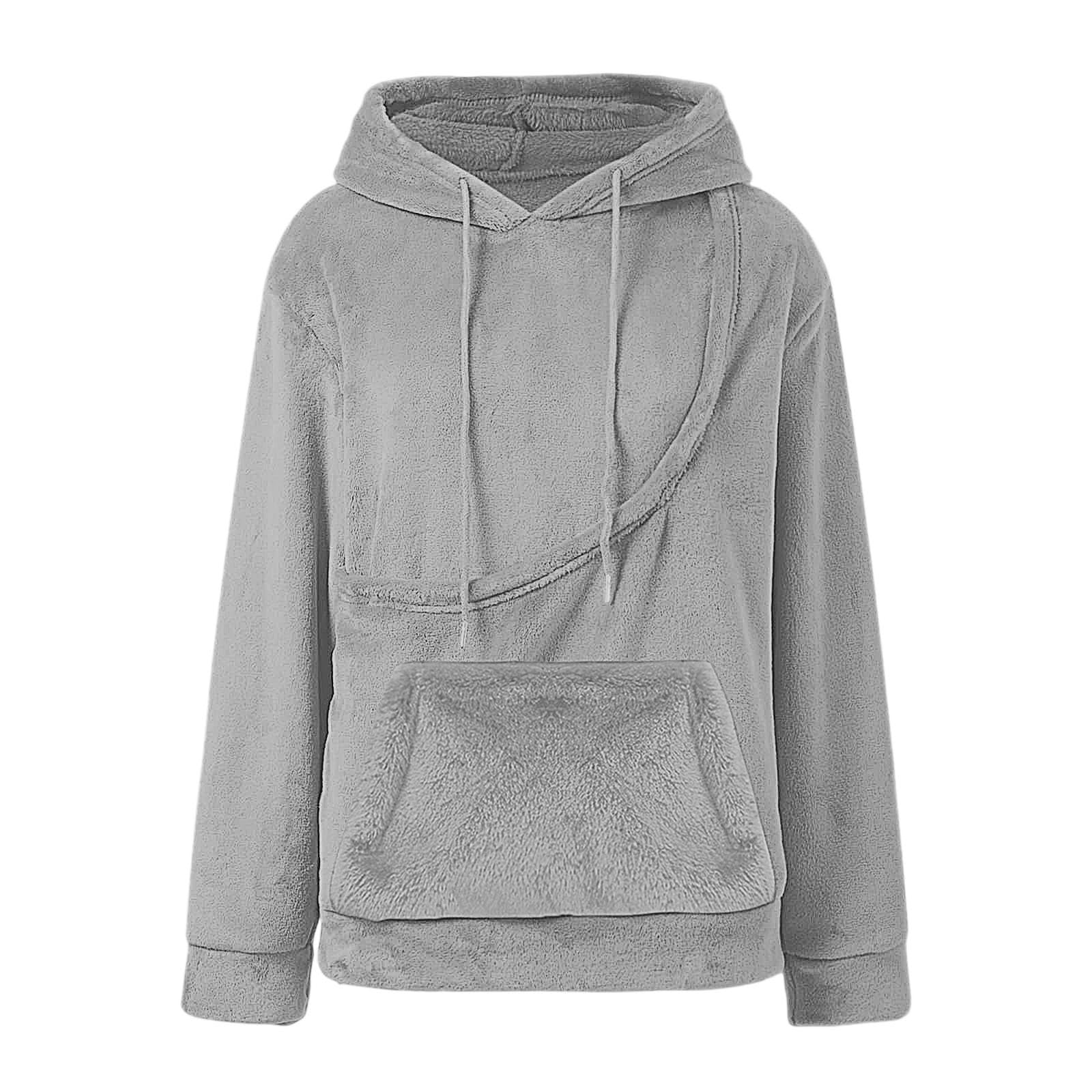 Sweat a Capuche Kangourou Chien - Hiver avec Poche Kangourou Et Poche De Transport pour Animal - Veste à Capuche Douce Et Confortable Pull de Transport pour Chat et Chien