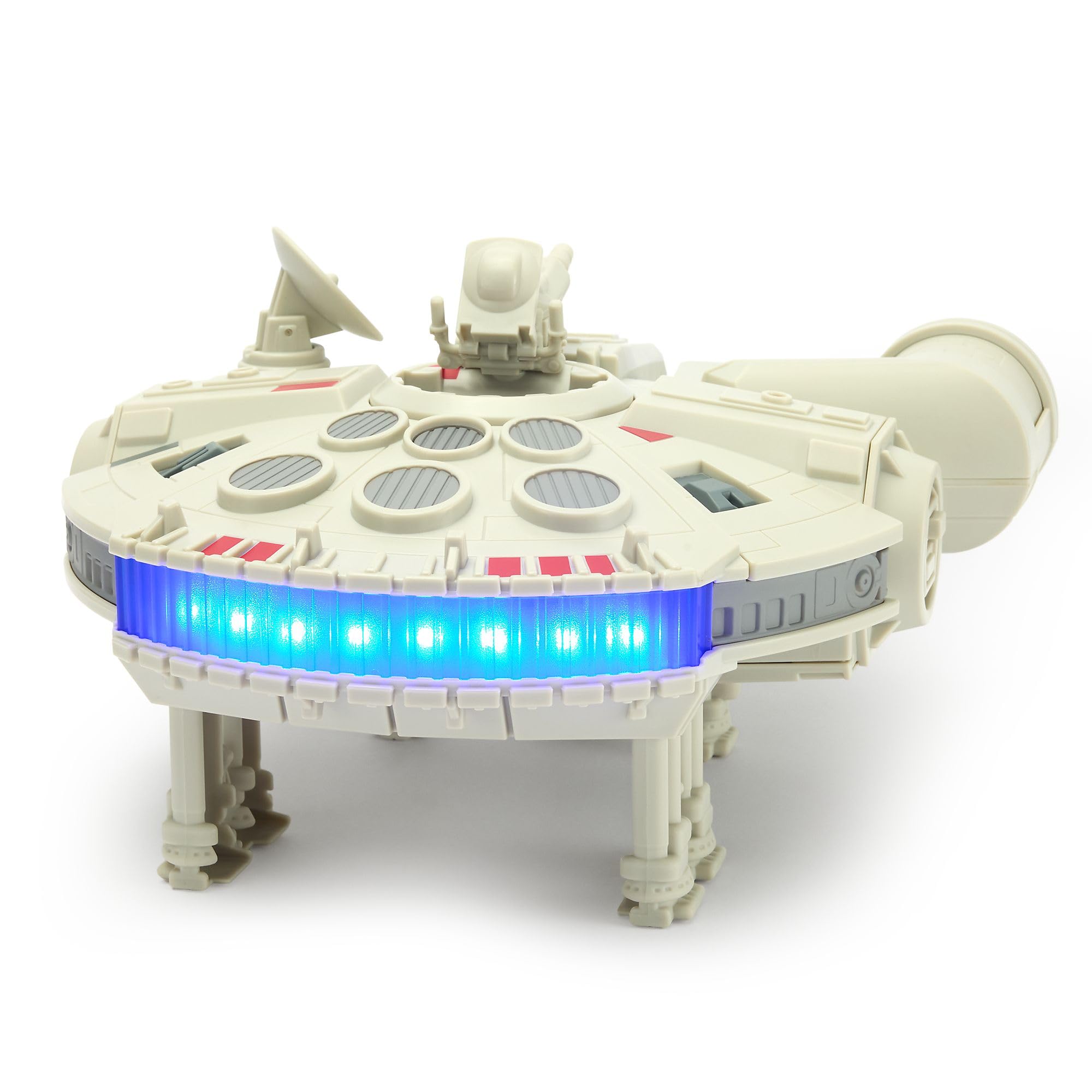 Disney Store Official Set da Gioco Millennium Falcon, Set con Astronave e Personaggi Star Wars: Han Solo, Leia Organa, Chewbacca, C‑3PO, 43 x 34 x 17 cm