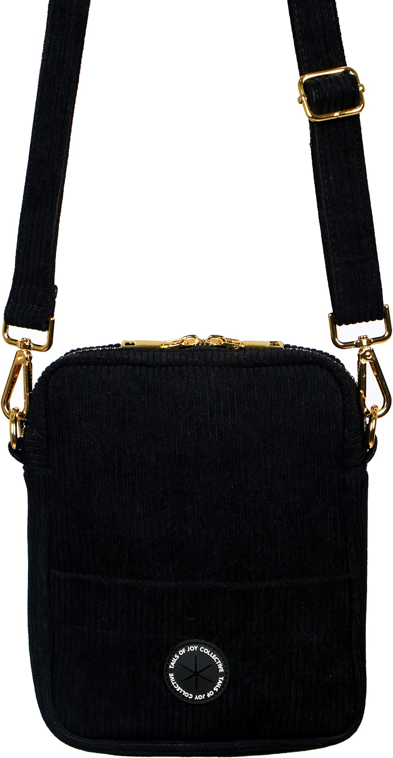 Tails of Joy Collective | Stylish Corduroy Dog Bag | Durable and Convenient | Waste Bag Dispenser | Training and Walking Aid