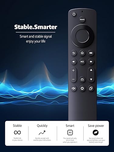 Miniatura 5 de PZL Nuevo control remoto universal para todos los televisores Insignia/Toshiba Smart TV, para AMZ Omni TV y AMZ 4-Series Smart TV con 4 teclas de