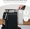 Cafetera de goteo Gevi de 10 tazas con molinillo de fresas integrado | Temporizador programable de 24 horas, control de pantalla táctil, plato calentador de 4 horas, filtro permanente con jarra de vidrio original 7