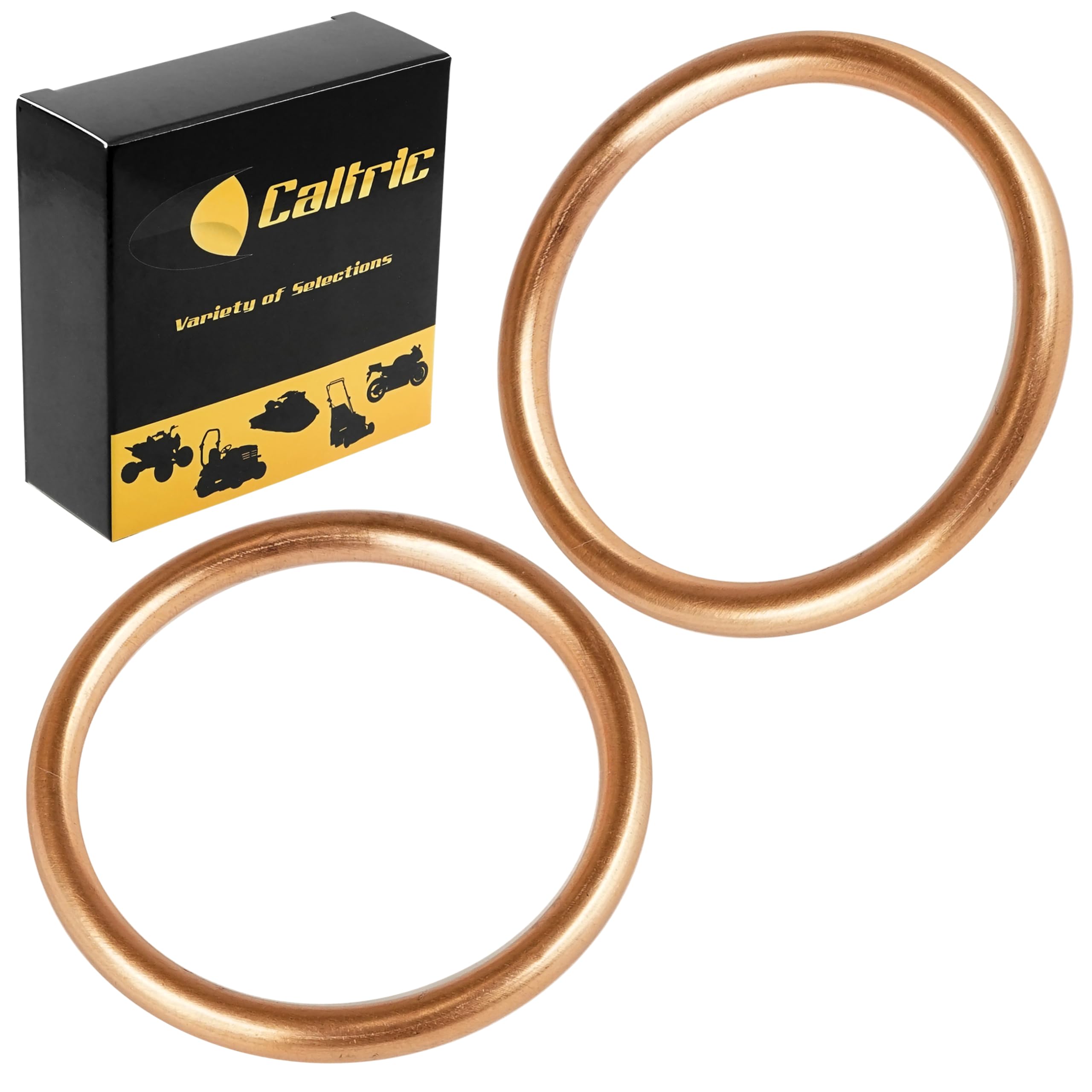 Caltric Exhaust Pipe Gaskets For Honda GL500 & GL500I Silver Wing 500 Interstate 1981-1982 Models