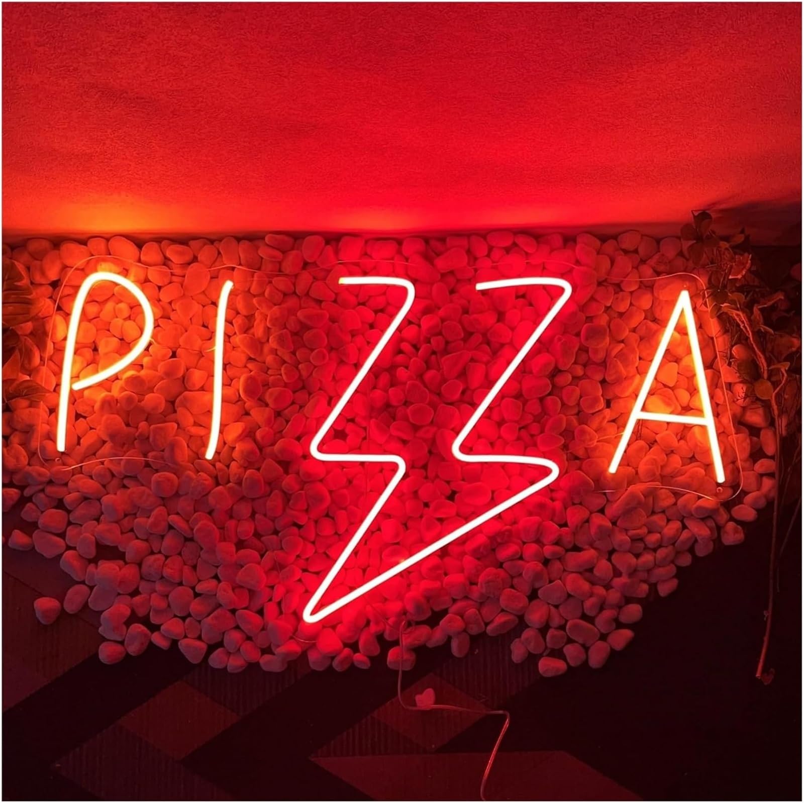 Zynther Neon lamp Illuminated Sign for Restaurant for Pizza Wall Decoration for Bar Store 40cm(2)