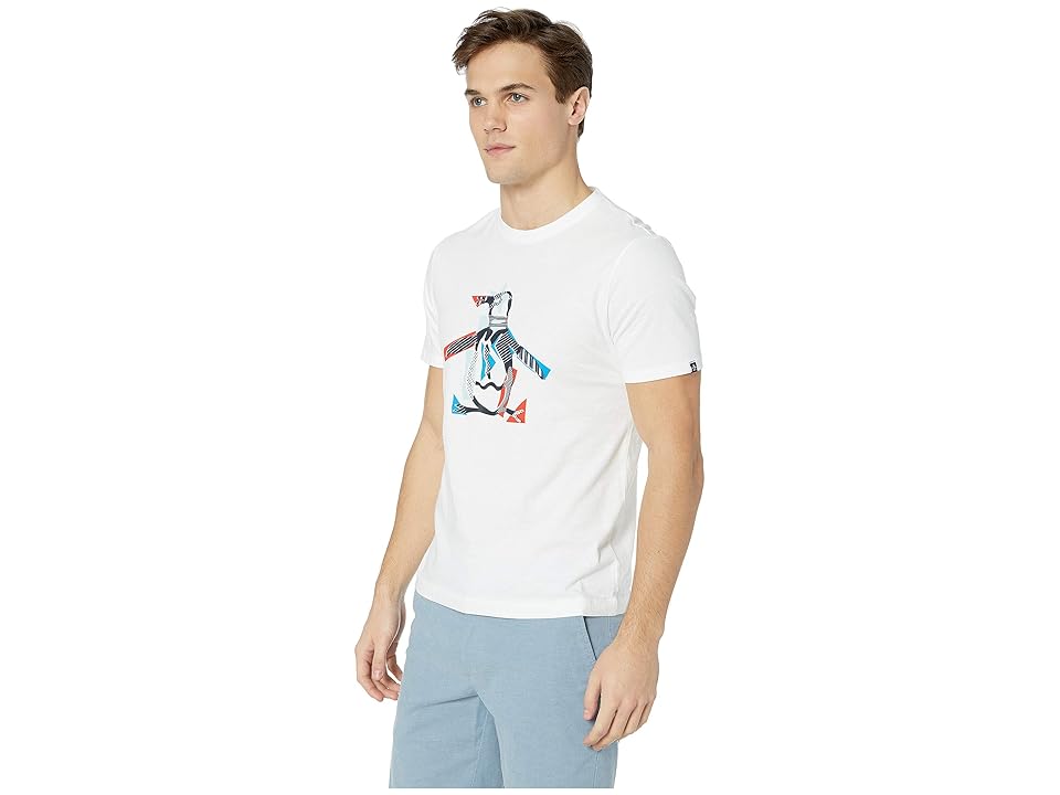 

Original Penguin Stars N Stripes Pete Tee (Bright White) Men's T Shirt