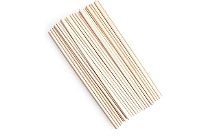 60 Pieces Photo Booth Prop Sticks Unfinished for DIY Party Decoration