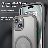 Vista 172 de ImpactStrong Magnetic Guard Designed for iPhone 14 Pro Max Case [Camera Protection] [Military Grade Drop Tested] [Compatible with MagSafe] Slim Black