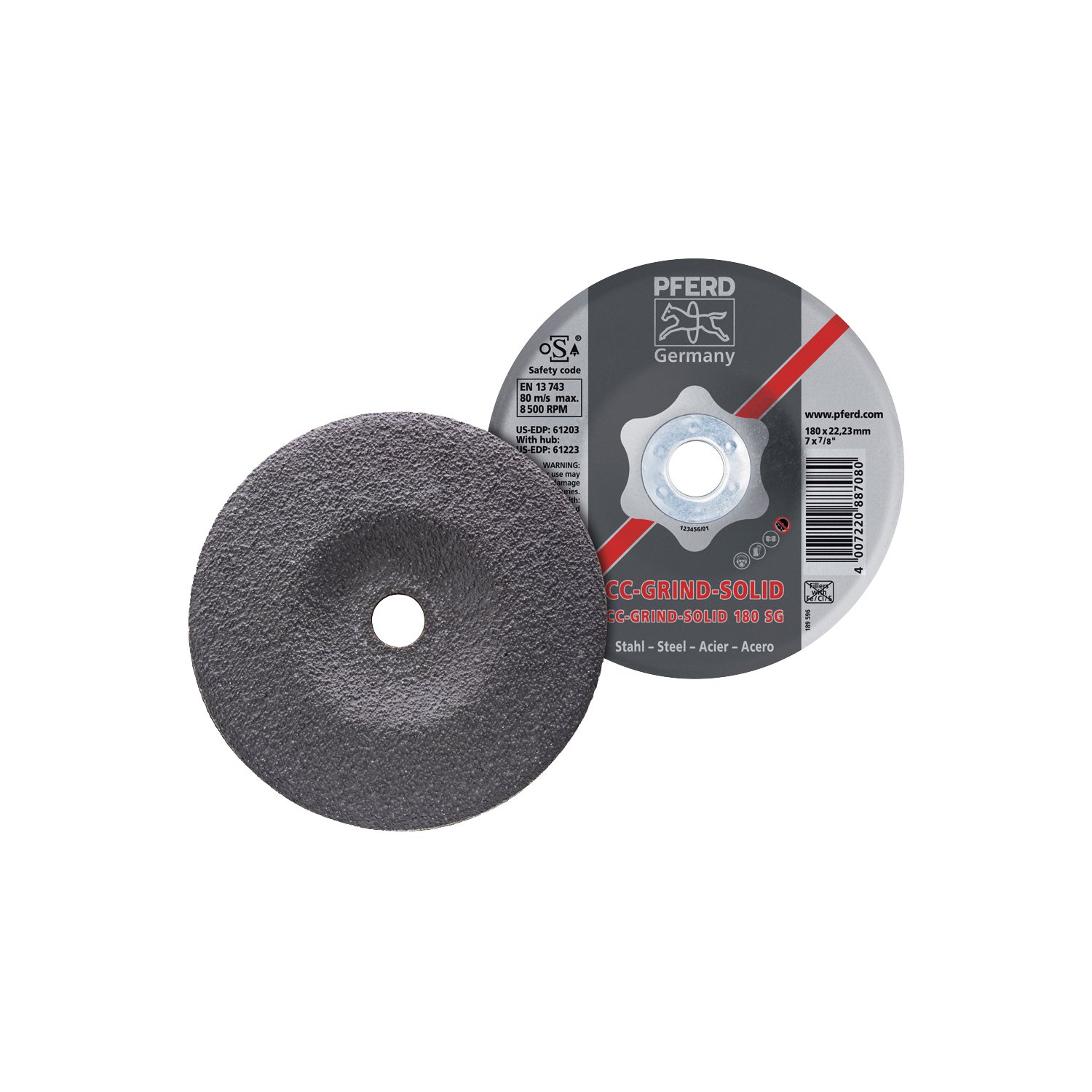 4-1/2" CC-Grind®-Solid 7/8" A.H. - SG for Steel