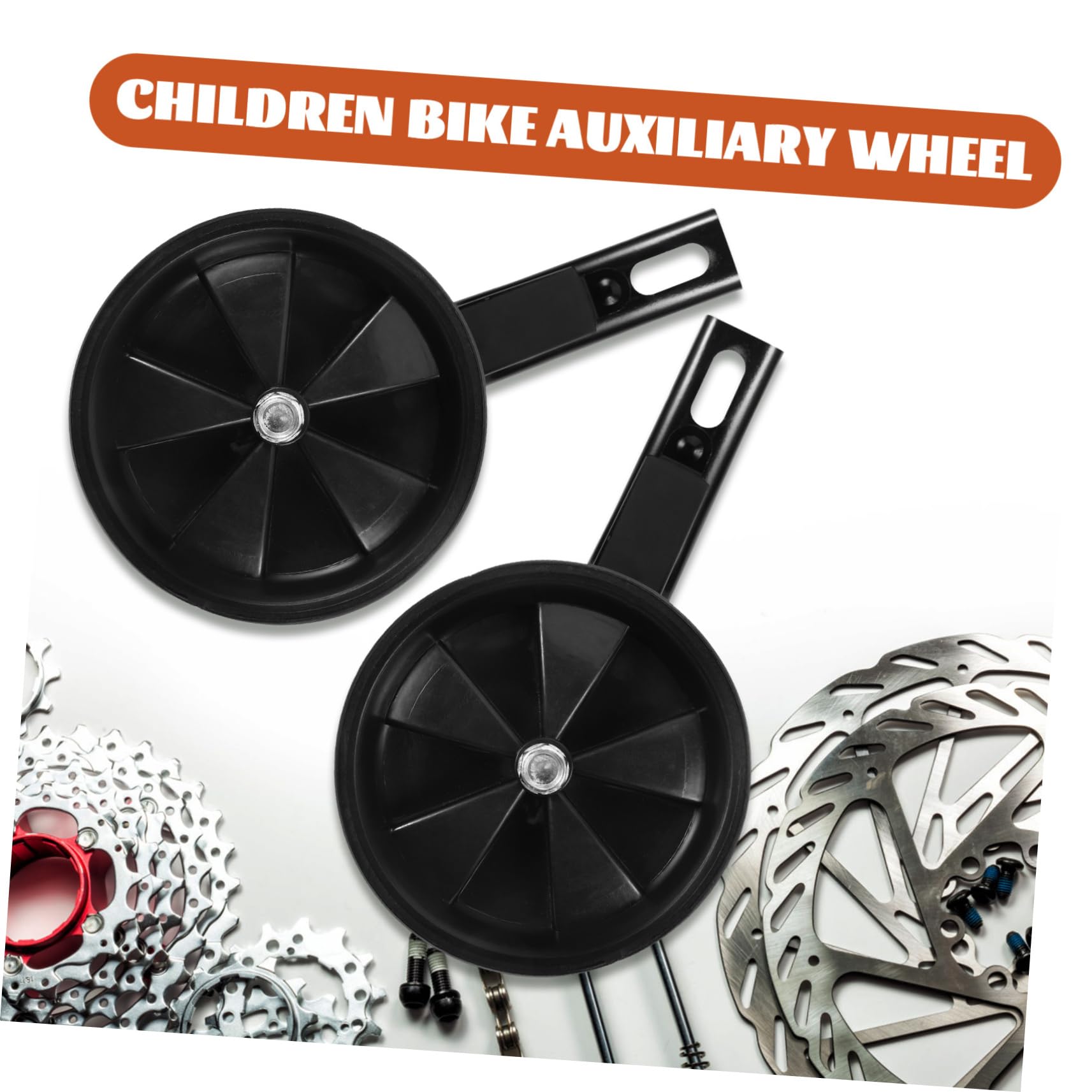 Toyvian Ruote Stabilizzatrici per Biciclette per Accessori per Bici Ruote Laterali Antiscivolo e Silenziose Resistente e Duraturo Sviluppo e Sicurezza per Ciclisti
