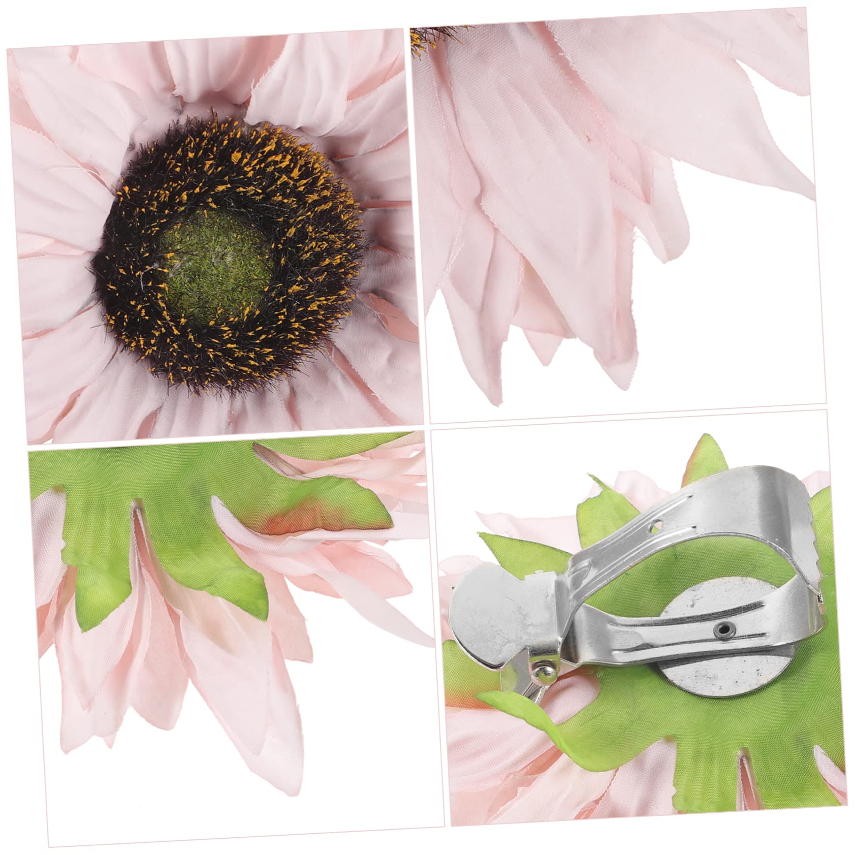Healeved 6pezzi Fermatende Decorativi Forma Di Girasole Clip Per Tende Fermatenda Pratico e Stiloso Per Soggiorni Camere Da Letto e Cucine Design Elegante e Facile Da Usare