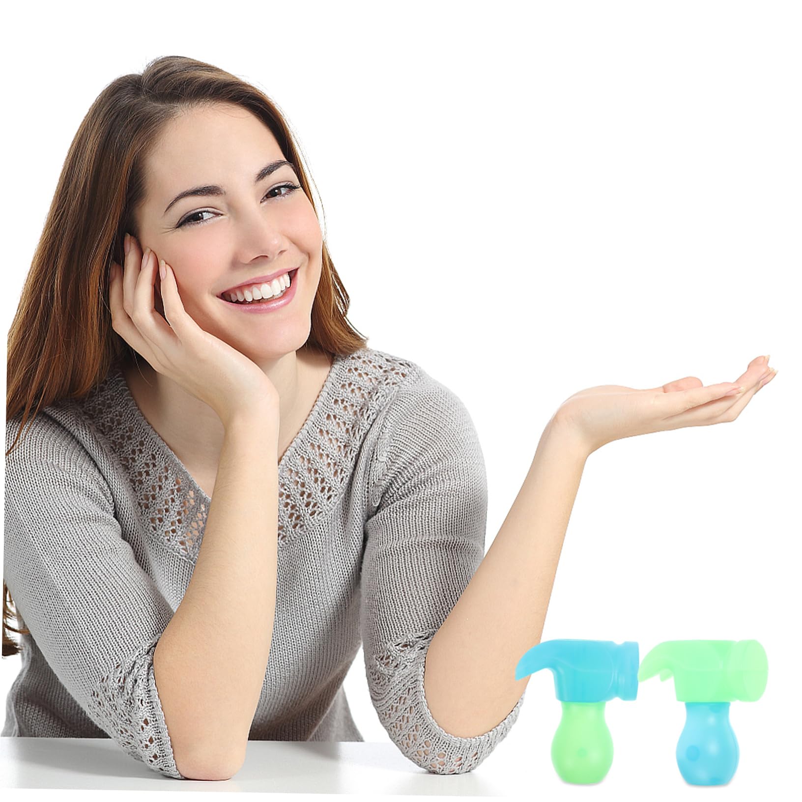 Milisten Luminous Radish Hammer Toy 20pcs Gravity Hammer for Boys and Girls Safe Fun Toys