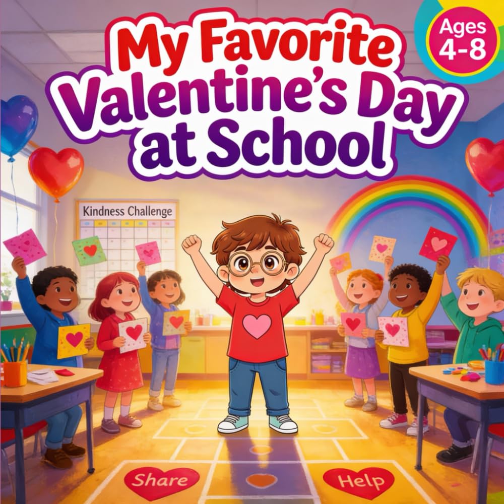 My Favorite Valentine's Day at School Book for Kids