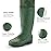 TIDEWE Hip Wader, Lightweight Hip Boot for Men and Women, 2-Ply PVC/Nylon Fishing Hip Wader Green Size 10