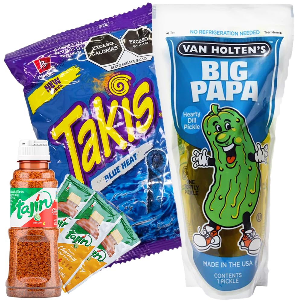 Buy Tajin Big Papa Pickle Kit/Tajin Seasoning & Chamoy, Van Holtens