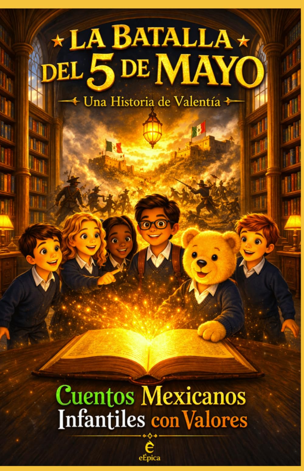 LA BATALLA DEL 5 DE MAYO (Una Historia de Valentía): CUENTOS MEXICANOS INFANTILES CON VALORES