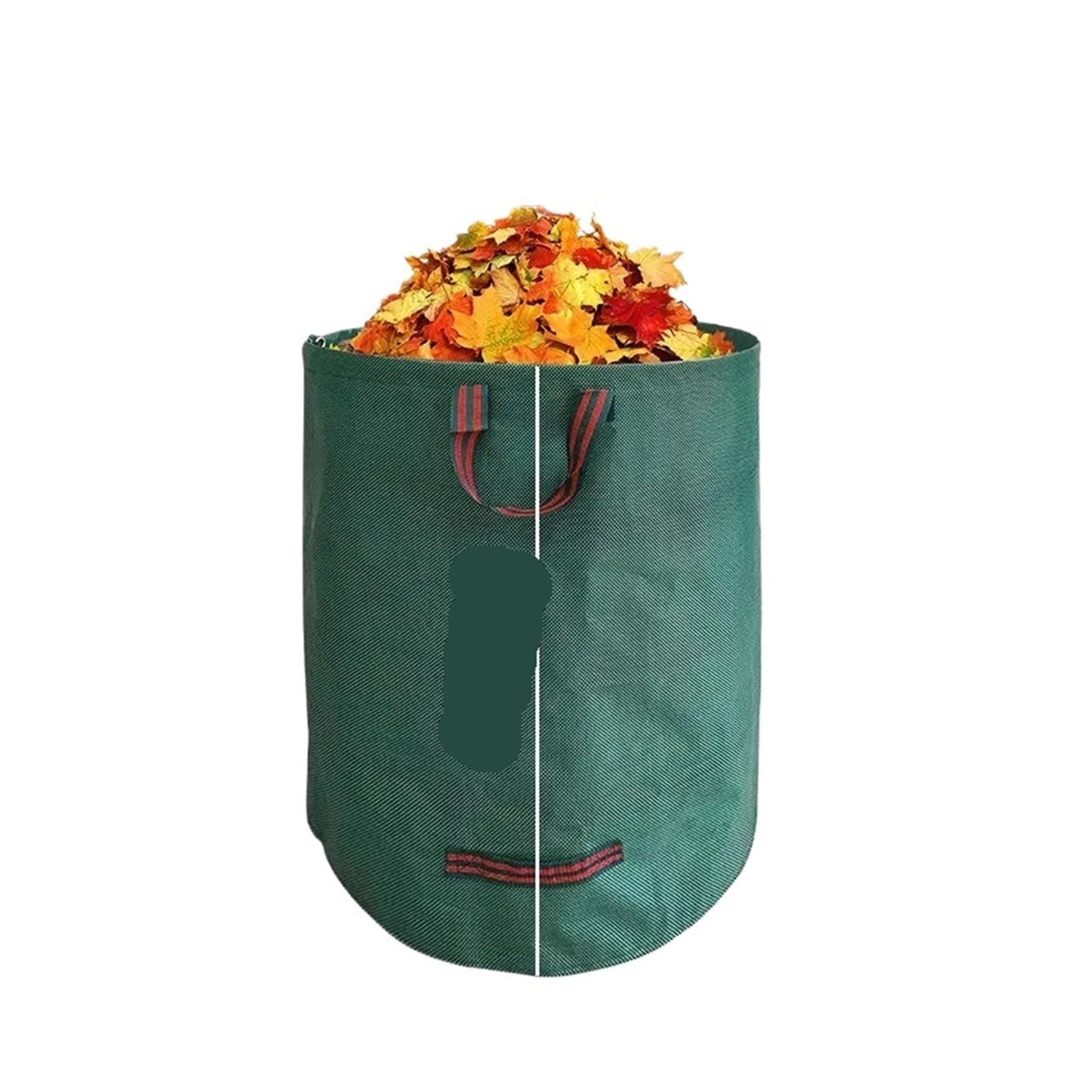 Saco Jardin Bolsa de hojas for jardín, bolsa almacenamiento y ramas gran capacidad, organizador residuos, cubo basura for jardinería al aire libre, 80x100cm, 1 Uds