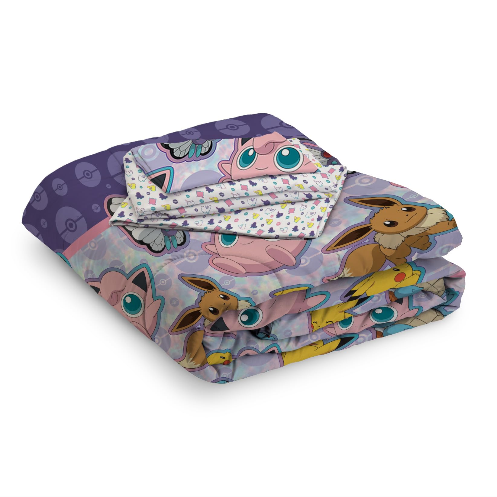 Northwest Pokemon Bed in a Bag Set, Polyester Fiber, Friendly Battle, Twin - Image 2