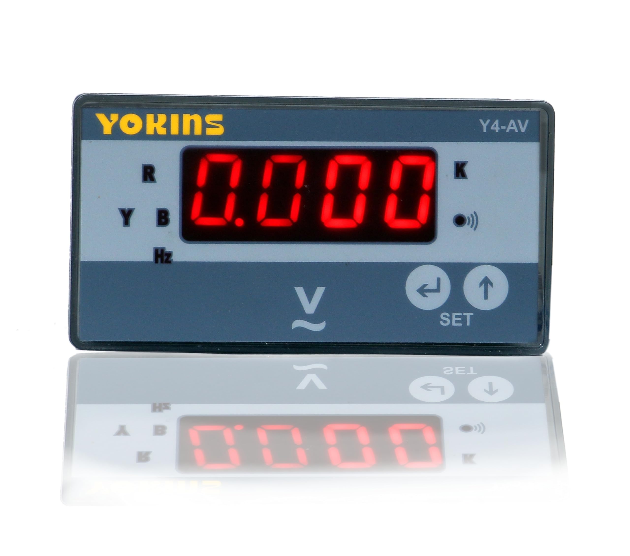 Yokins True RMS Digital Voltmeter Y4-AV1, AC 15-600V AC (PT Selectable with Frequency Display) used for measurement of AC Voltage, comes with One year Warranty (Size 96x48) (B0722NVT81) Amazon Price History, Amazon Price Tracker