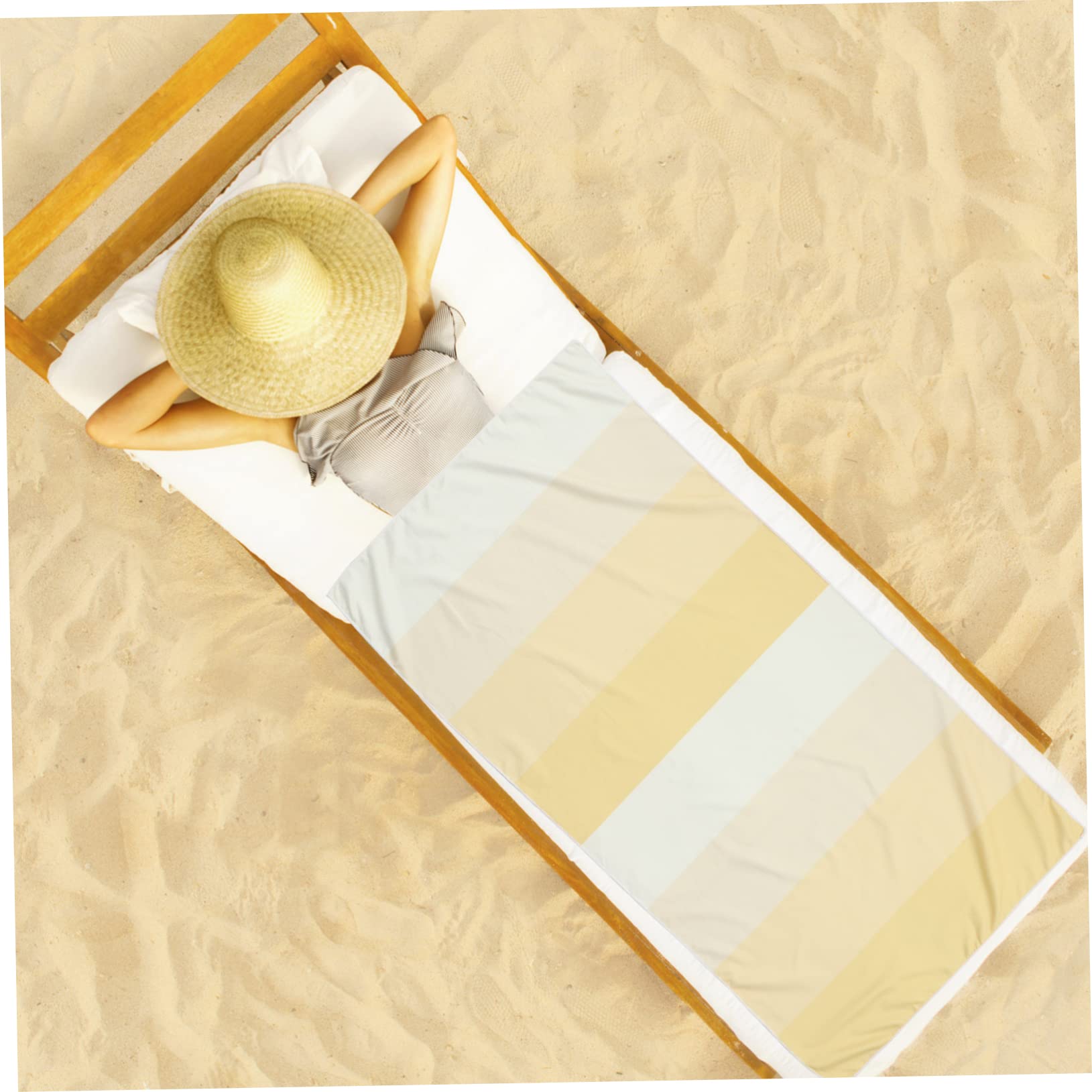 PRETYZOOM 5 Pz telo da bagno telo mare da bagno da viaggio teli mare decorativi asciugamano portatile asciugamano palestra per sauna teli in microfibra fibra superfine